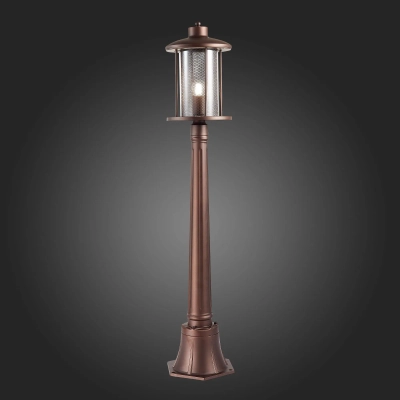 SL080.415.01 Светильник уличный наземный ST-Luce Темный кофе/Прозрачный, Темный кофе E27 1*60W