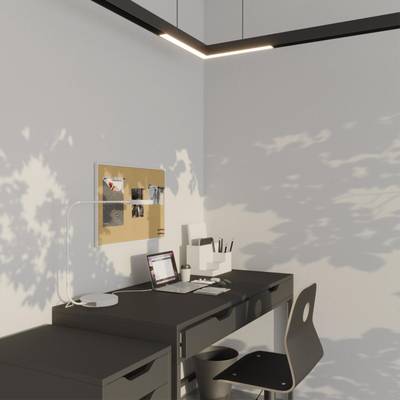 359945 PORT NT25 212 черный Трековый св-к диммир. со сменой цв.температуры, пульт ДУ/Tuya Smart Life IP20 LED 20W 3000-6000K 90-240V VECTOR