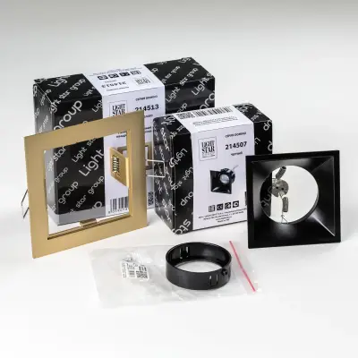 D51307BMOD Светильник DOMINO QUADRO под LED модуль/лампу МR16 (214513+214507+214007)