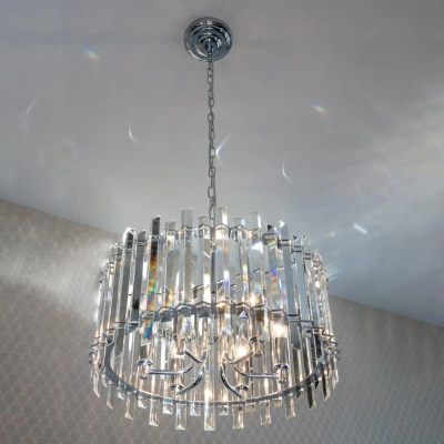 Citilux Ингвар CL334161 Люстра подвесная хрустальная Хром