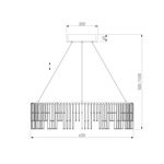 Подвесной светодиодный светильник 454/1, LED