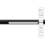 Магнитный трековый светильник Arte Lamp OPTIMA A7283PL-1BK, LED