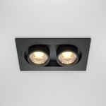 Встраиваемый светильник Hidden 3000K 2x10W 36°, DL045-02-10W3K-B. TM Maytoni