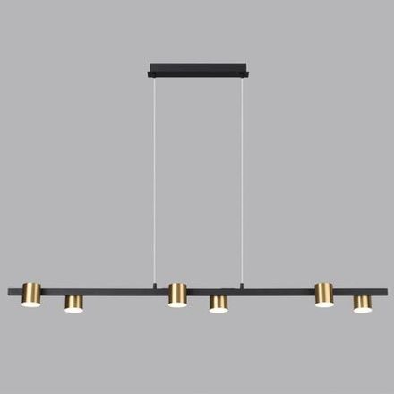 6532/40L LEDIO LN23 029 чёрный, латунь Светильник подвесной LED 40W 3000-6000K 1357Лм 220V FLINT