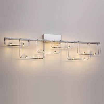 7059/12WL HIGHTECH ODL26 Настенный светильник  нерж/сталь хром IP20 LED 12W 1080Лм 3000K 220V ZAHA