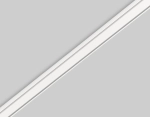 Шинопровод низковольтный накладной Magnetic Ultra Slim GV1001 WH белый IP20 48V 1000*26*6 (без крепежа)