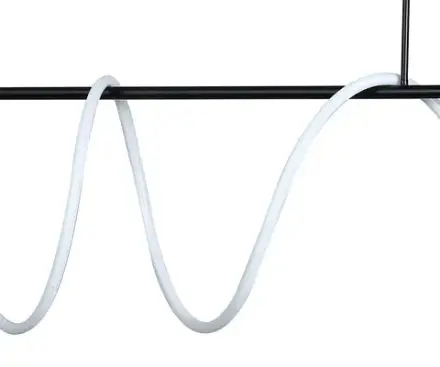 08041-200,19(4000K) Подвес диммируемый Далия черный L227 h100 Led 120w (4000K) с пультом ДУ