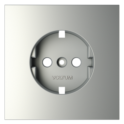 VLS000605 Накладка для розетки с заземлением, S70 (сталь). (ТМ Maytoni)