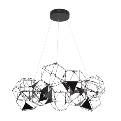 5087/56L L-VISION ODL25 293 черный хром/металл Люстра LED 56W 4000K 3360Лм TRELLIS