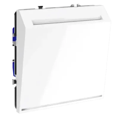 VLS010701 Выключатель встраиваемый VOLTUM S70 карточный 16А, (белый глянцевый). (ТМ Maytoni)