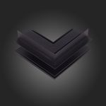 ST007.459.12 Внешний угол-соединитель для встраиваемого магнитного шинопровода под ГКЛ 12мм ST-Luce Черный