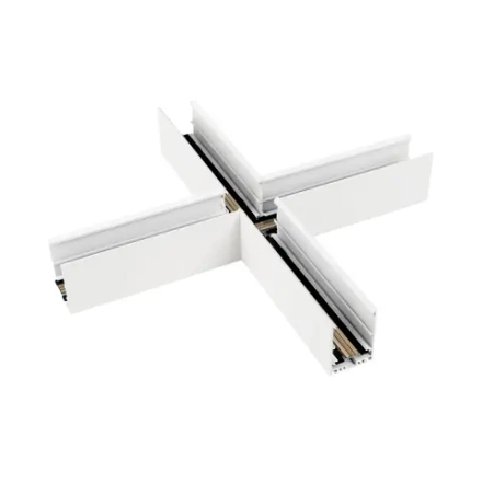 Коннектор крестовой MAG-CON-4563-X90 (WH) (Arlight, IP20 Металл, 5 лет)