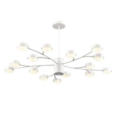 8265/15 COMFI LN26 металл/металл белый/белый Люстра GX53 LED 15*7W 220V TORINA