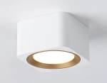 Светильник накладной TN70831 WH/GD белый/золото GX53 max 12W 96*96*60