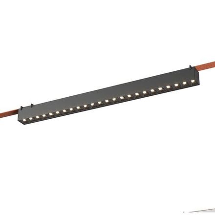 ST455.446.24 Св-к трек. Черный LED 1*24W 4000K 1 778Lm Ra90 24/40 IP20 L642xW40xH45 48V
