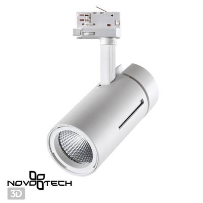 358596 PORT NT21 150 белый Трехфазный трековый cветильник IP20 LED 4000K 30W 175-245V DEP
