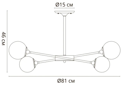 Потолочная люстра Arte Lamp MARCO A2703PL-12SG, 12хE14
