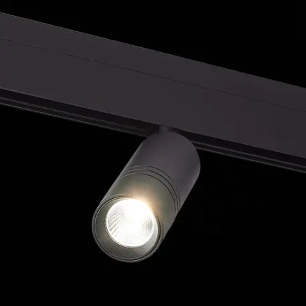 ST365.446.12 Магнитный трековый светильник Черный LED 1*12W 4000K 1 020Lm Ra>80 36° IP20 L-xW44xH130 48V