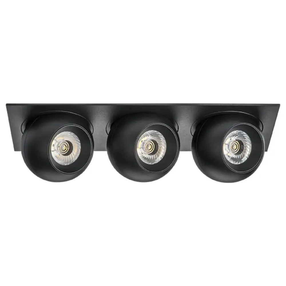 i537727272 Светильник INTERO LED 9W*3 850LM*3 24G ЧЕРНЫЙ 3000K (217537+217072+217072+217072) i537727272 Светильник INTERO LED 9W*3 850LM*3 24G ЧЕРНЫЙ 3000K (217537+217072+217072+217072)