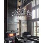 Подвесная люстра Arte lamp EMPIRE A2482SP-84BK, 1хLED