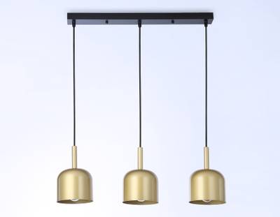 Светильник подвесной TR97118/3 GD/BK золото/черный E27*3 max 40W D130*113*1200