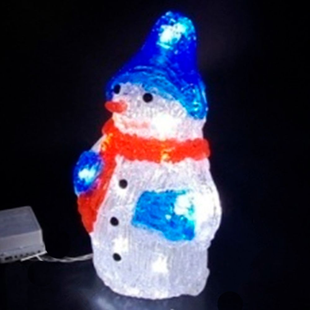 Фигура светодиодная из акрила &quot;Снеговик 30LED&quot;