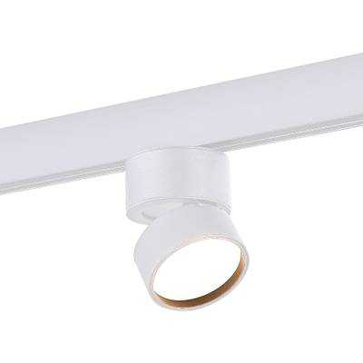 ST809.536.09 Магнитный трековый светильник Белый LED 1*9W 3000K 550Lm Ra&gt;90 120° IP20 D85xH126 48VV
