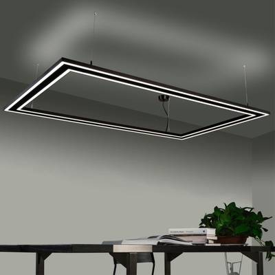 358446 OVER NT20 346 черный Подвесной светильник IP20 LED 40W вниз + 20W вверх 100-277V ITER