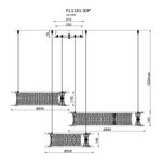 Люстра подвесная Sacrement Gold FL1181-30P, LED