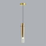 5062/5LB PENDANT ODL24 453 золотой/янтарный/металл/стекло Подвес LED 5W 3000K SHINY