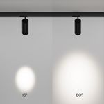 Трековый светильник Focus Zoom Trinity 4000K 20Вт 15-60°, TR198-3-20W4K-Z-B. TM Maytoni