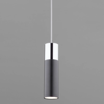LED светильник подвесной в стиле лофт 50135/1 LED хром/черный, LED
