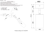 Светильник потолочный Crystal Lux CLT 015CW1R BL-GO 1400/232
