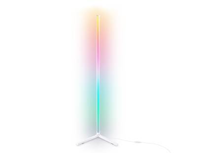 Светильник светодиодный напольный RGB с пультом FL8020 WH белый LED 15W RGB D32*1250 (ПДУ РАДИО 2.4G)