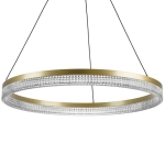 736161 Люстра ROTONDA 38W LED 2106LM 180G ЛАТУНЬ 3000K