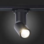 ST650.436.10 Св-к трек. Черный LED 1*10W 3000K 800Lm Ra&gt;90 38° IP44 D60xH190 165-265V