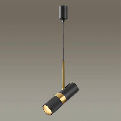 4356/1 HIGHTECH ODL23 403 черный/золотистый/металл Подвесной св-к IP20 LED GU10 10W BULLET