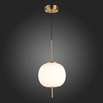 SL1621.203.01 Подвес ST-Luce Золотистый/Белый LED 1*13W 3000K