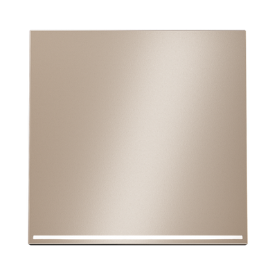 VLSM000210 Клавиша для выключателя/переключателя одноклавишного с подсветкой, S70 Metal (платина). (ТМ Maytoni)