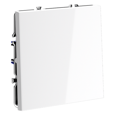 VLS010301 Проходной переключатель встраиваемый VOLTUM S70 одноклавишный 10А, (белый глянцевый) (ТМ Maytoni)