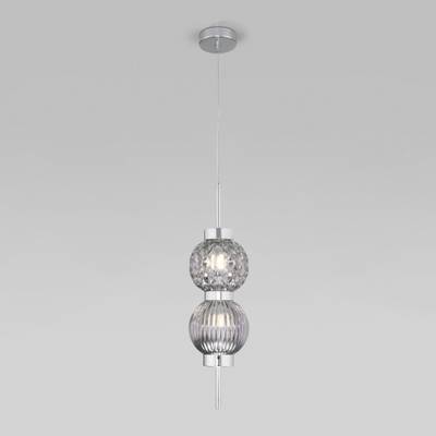 Подвесной светильник со стеклянными плафонами 50186/2 хром