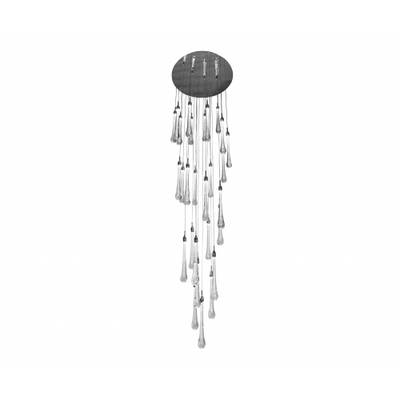 07860-28A,02 Люстра каскадная Асмер хром d60 h500 Led 84W (4000K)
