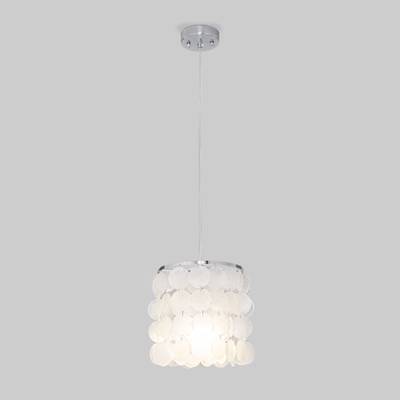 Подвесной светильник с перламутром 60185/1 хром/перлаиутр, E27х1