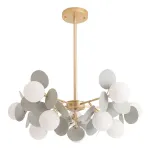 Люстра на штанге Arte Lamp PEACOCK A1369SP-10GY, 10хG9