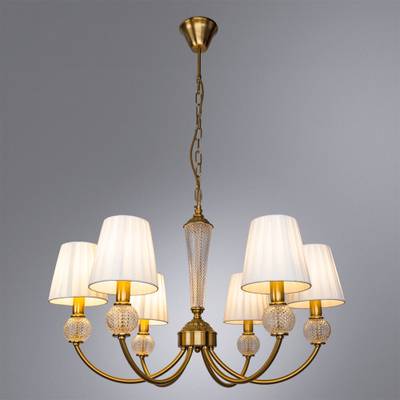 Подвесная люстра Arte Lamp GRACIE A7301LM-6PB, 6хE14