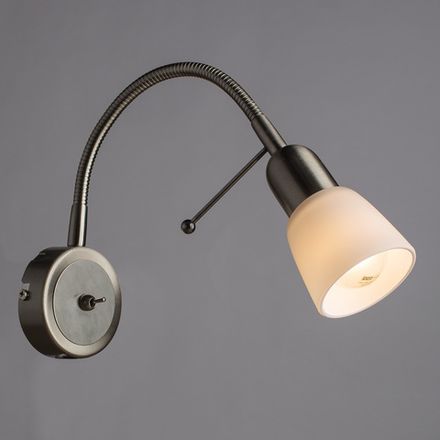 Бра Arte Lamp LETTURA A7009AP-1SS, 1хE14