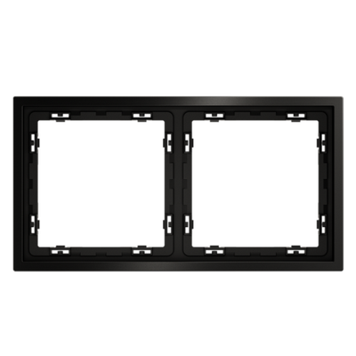 VLSM120212 Рамка металлическая на 2 поста, S70 Metal (антрацит). (ТМ Maytoni)