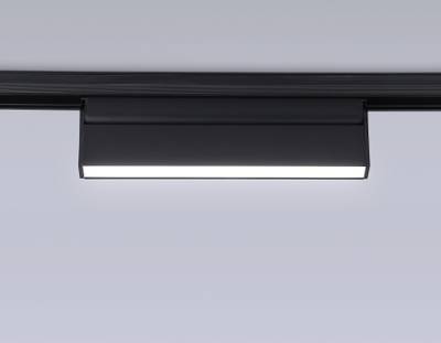 Светильник светодиодный трековый для шинопровода Magnetic GL4062 BK черный IP20 12W 4200K 48V 223*22*105