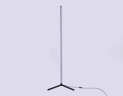 Светильник светодиодный напольный RGB с пультом FL8027 BK черный LED 20W RGB D32*1650 (ПДУ РАДИО 2.4G)