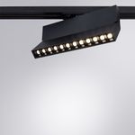 Трековый светильник Arte Lamp FLASH A4573PL-1BK, 1хLED
